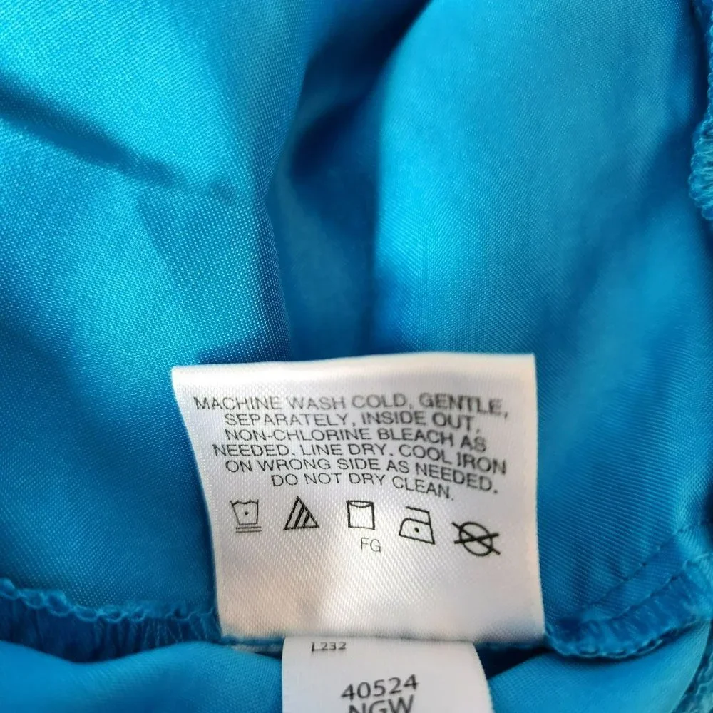 Hannah Anderson Blue Ruffled Skirt Size 10